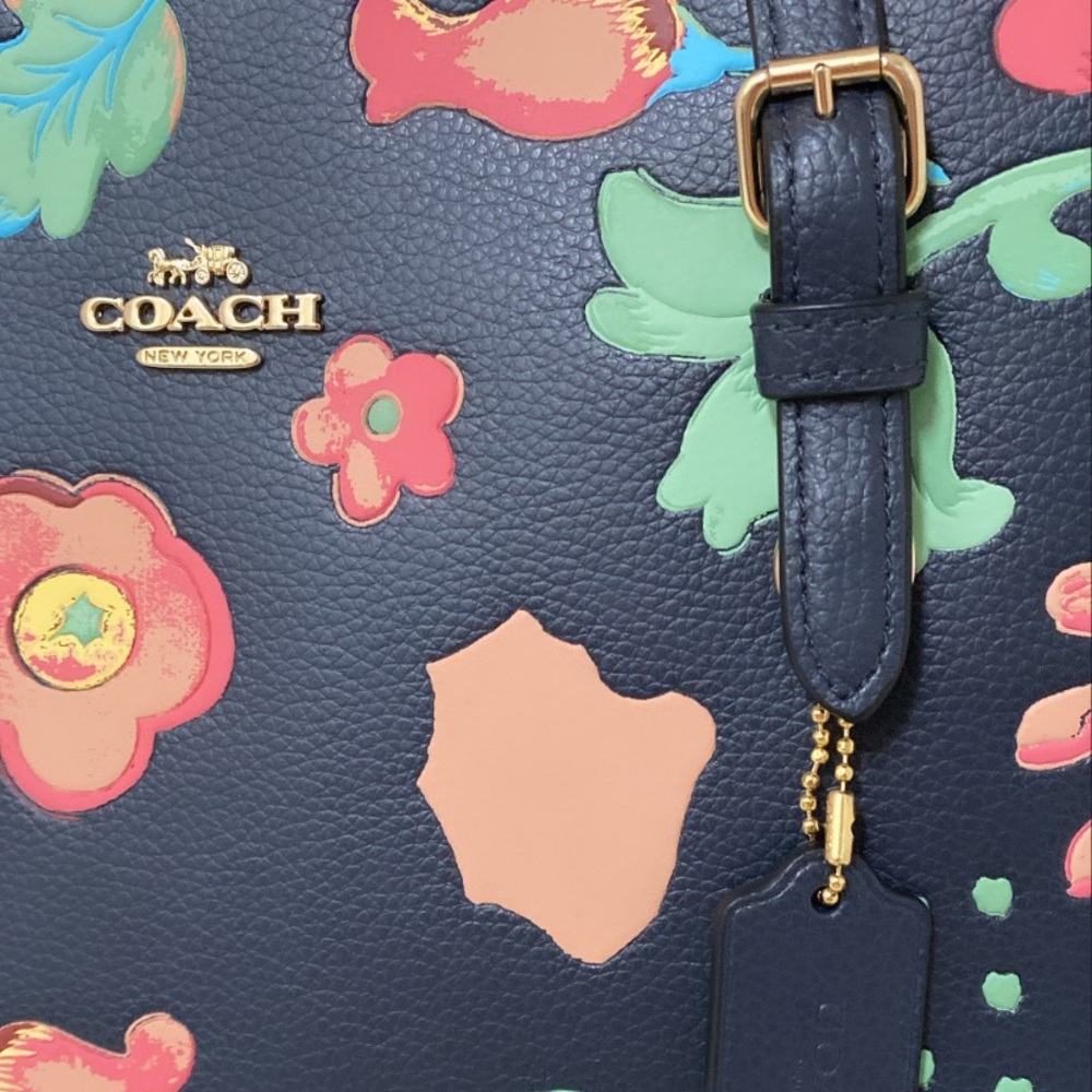 NWT💃Coach Laptop Bag Large Tote With Dreamy Land Floral Print - Picture 6 of 11